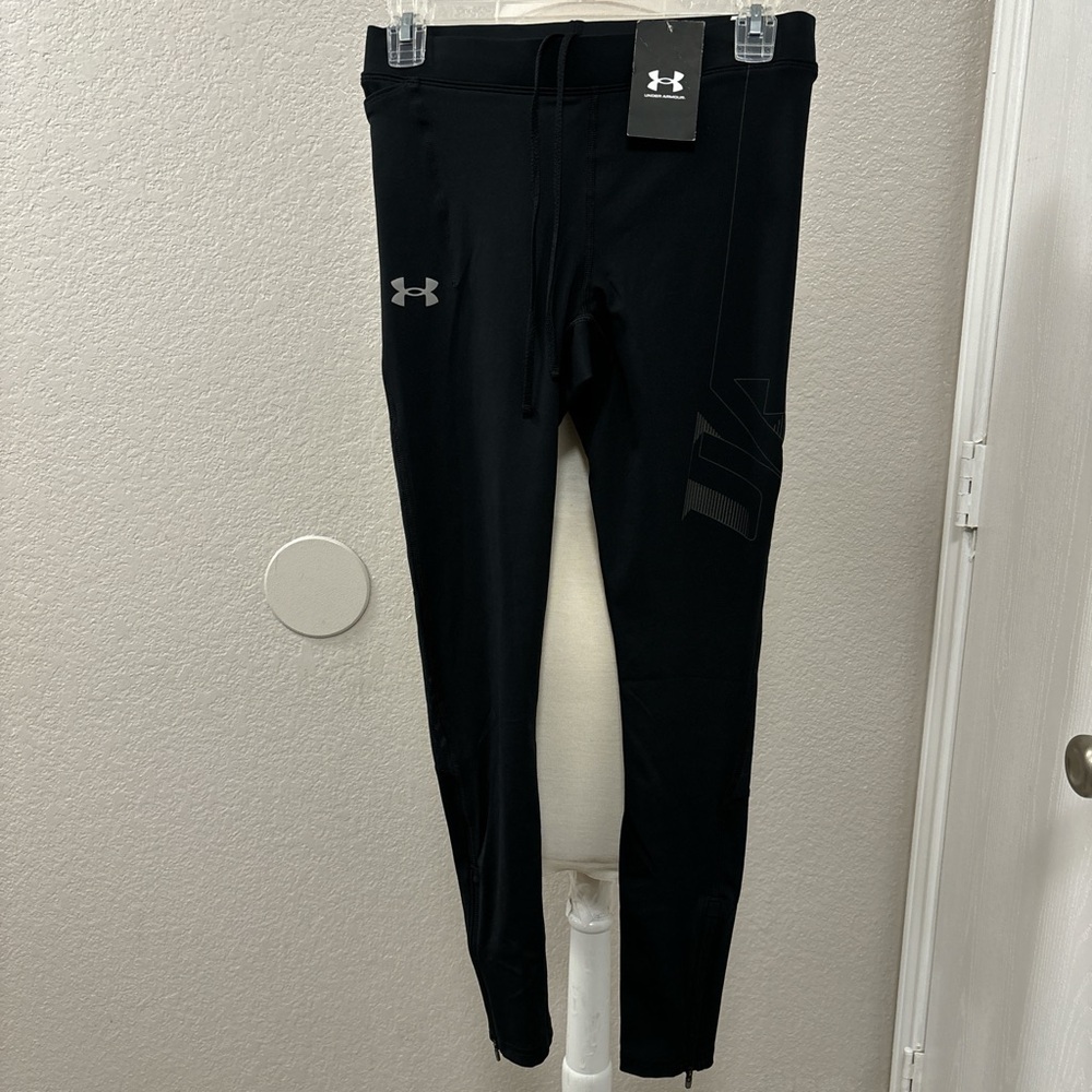 Under Armour Black Athletic Running Training Leggings